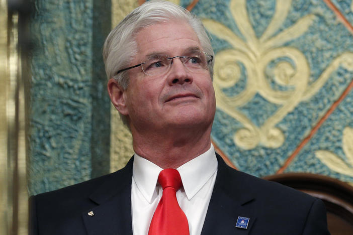 Michigan state Senate Majority Leader Mike Shirkey was recorded on video calling the Jan. 6 attack on the U.S. Capitol a "hoax."