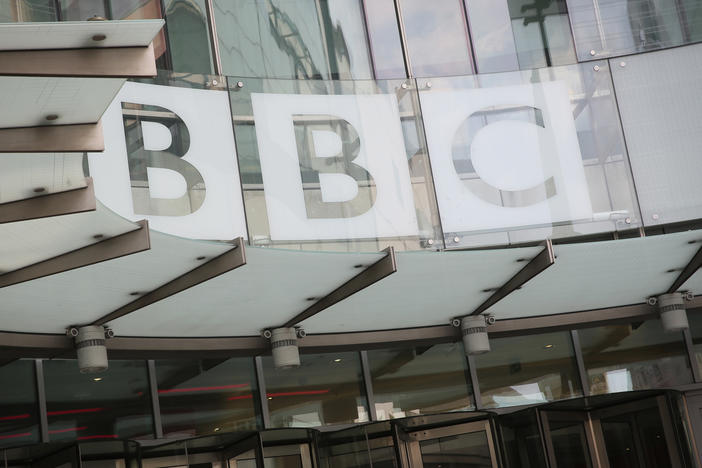 China's broadcasting regulator said Thursday that the BBC had "undermined China's national interests and ethnic solidarity" and was banning the British broadcaster's world service. The BBC headquarters in London are seen here in 2016.