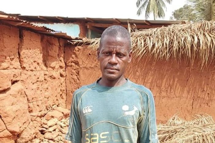 Eric Dossekpli, 49, is a farmer and father of six in the town of Anfoin Avele,Togo. He says he can no longer sell his crops as a result of the pandemic.