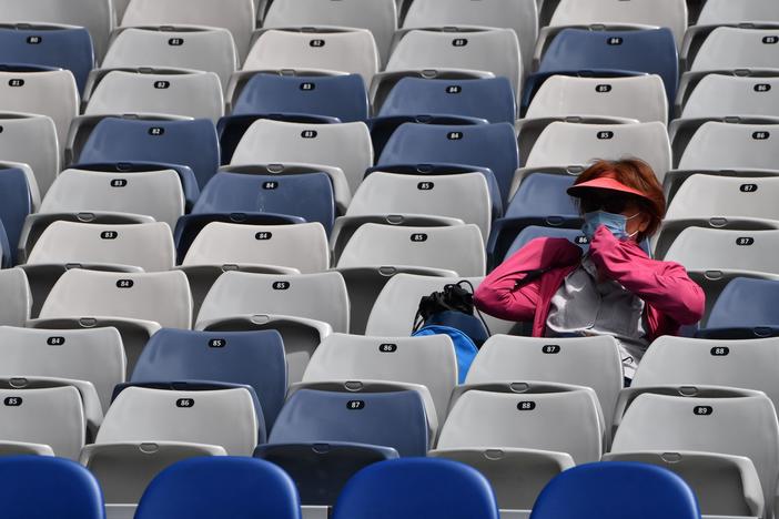 The stands at the Australian Open will be looking quite empty for the next five days after officials in the state of Victoria called for a five-day lockdown of the region. Spectators won't be allowed at Melbourne Park during that time.