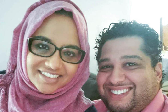 Namira Islam Anani and Omar Anani, pictured in metro Detroit last year, after Namira recovered from COVID-19.