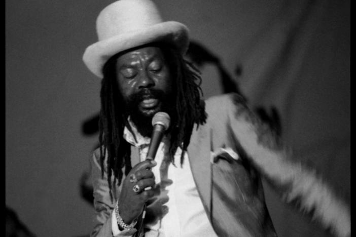 U-Roy, performing at Reggae Sunsplash in Montego Bay, Jamaica on Aug. 8, 1984.