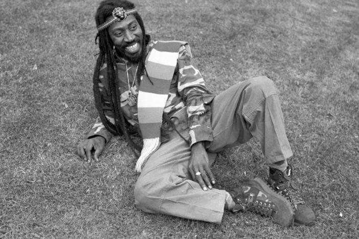 Bunny Wailer photographed in London in 1988.