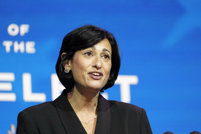 CDC Director Rochelle Walensky said in an interview with NPR on Wednesday that the nation is fighting headwinds in the fight to end the pandemic from new variants of the virus and efforts to rollback coronavirus restrictions.