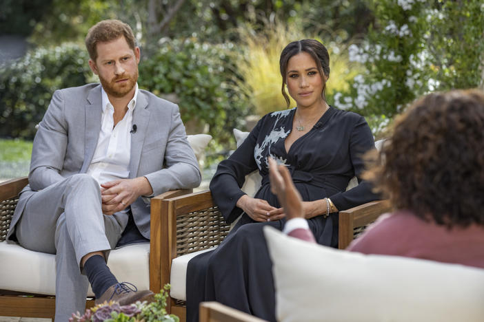 Prince Harry and Meghan, the Duchess of Sussex, sat for a long talk with Oprah Winfrey.