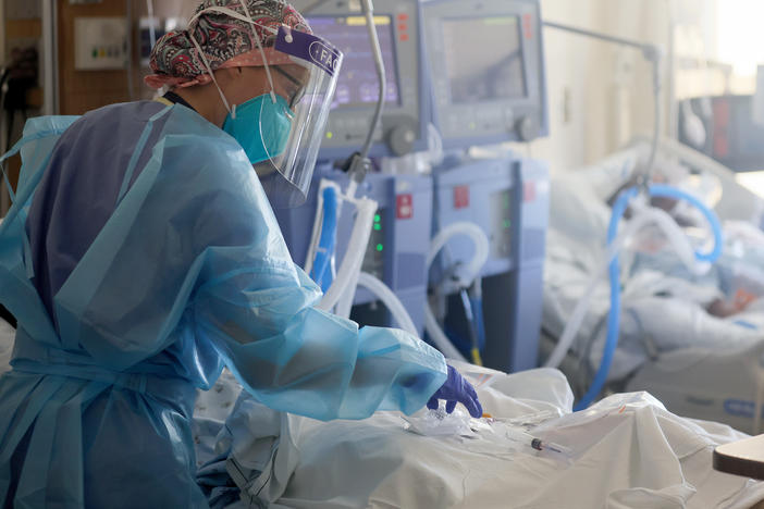 Many hospitals, including Harbor-UCLA Medical Center in Torrance, Calif., reported reaching capacity in their ICUs during the winter surge in COVID-19 hospitalizations. These conditions, according to research, may have led to more deaths.