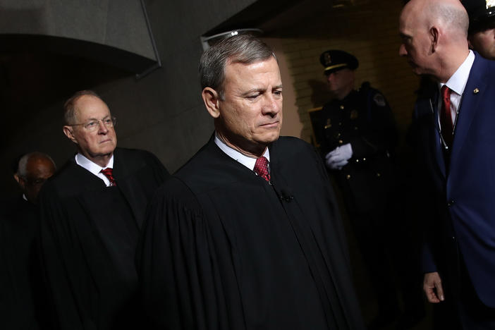 Supreme Court Chief Justice John Roberts broke with his colleagues on the court, filing a solo dissent for the first time in his nearly 16 years on the bench.