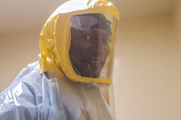 Grover Nicodemus Street, a military veteran who has been a nurse for more than two decades, is among the traveling nurses on the front lines in the battle against coronavirus.