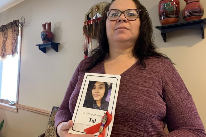 Molina Richards promised her friend that she wouldn't let anyone forget her daughter, Waniyetu Rose Loves War, who died in 2019.