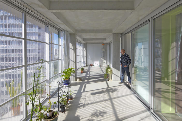 Winter gardens and balconies were added to expand living space in <a href="https://www.lacatonvassal.com/index.php?idp=80">social buildings</a> in Bordeaux in 2017.