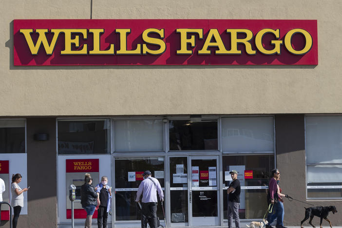 Wells Fargo customers are complaining that they can't see whether they received their stimulus checks because of an online banking outage.
