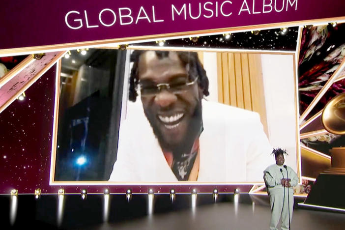 Burna Boy accepted the Best Global Music Album award for 'Twice as Tall' from Chika at the Grammy awards on March 14. His <a href="https://youtu.be/Kx68g1rLbbU" data-key="179">acceptance speech</a> was dedicated to all of Africa.