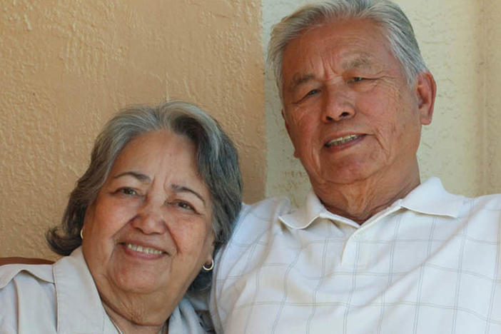Angela and George Ju spoke about their early days together at their StoryCorps interview in Spring Hill, Fla., in October 2018.