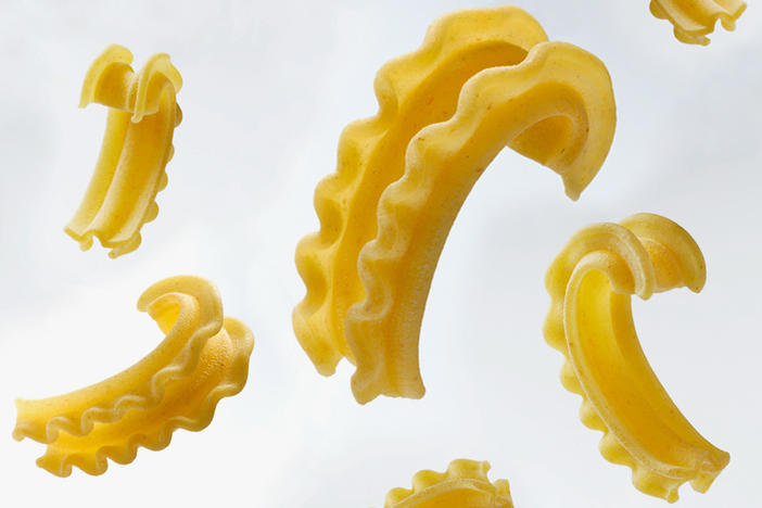 Meet cascatelli, a pasta shape created by Dan Pashman, host of the food podcast <em>The Sporkful</em>.