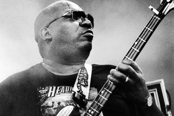 Paul Jackson performs with the Headhunters at the North Sea Jazz Festival in The Hague, The Netherlands, in 1998.