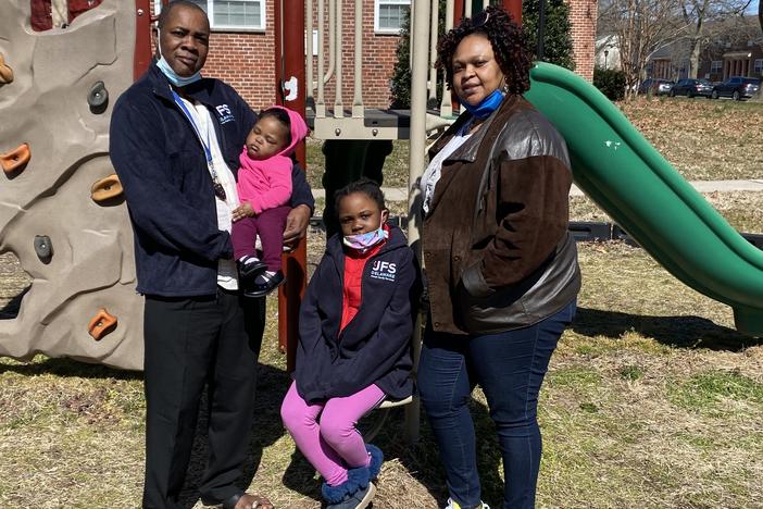 The Mulema family fled the Central African Republic, spent years in a refugee camp, and were eventually resettled in Newark, Del., by Jewish Family Services.