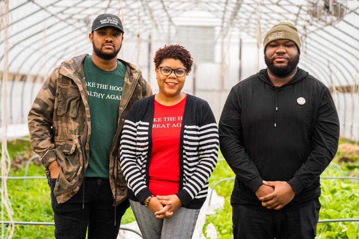 From left, Raphael Wright, Ederique Goudia and Jermond Booze are the team behind Taste the Diaspora. The initiative celebrates and supports Black chefs and food makers in Detroit.