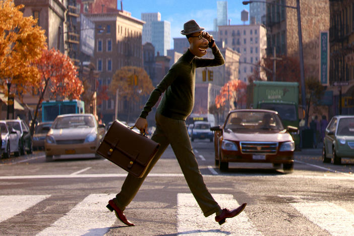 The Oscar-nominated Disney/Pixar film<em> Soul</em> centers on Joe (voiced by Jamie Foxx), a middle school band teacher who longs to be a jazz musician.
