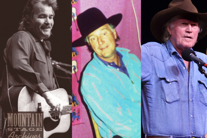 John Prine, Jerry Jeff Walker, Billy Joe Shaver and Tony Rice are celebrated in this Mountain Stage special.