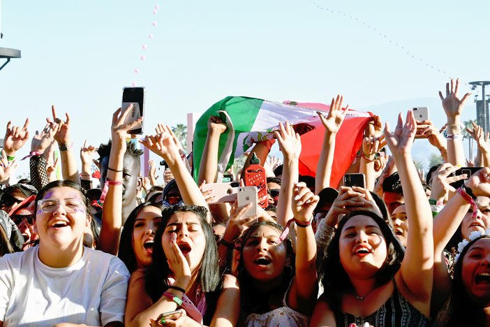 Some concert organizers are hoping to bring back festivals this year. Above, a shot of the crowd at Coachella 2019.