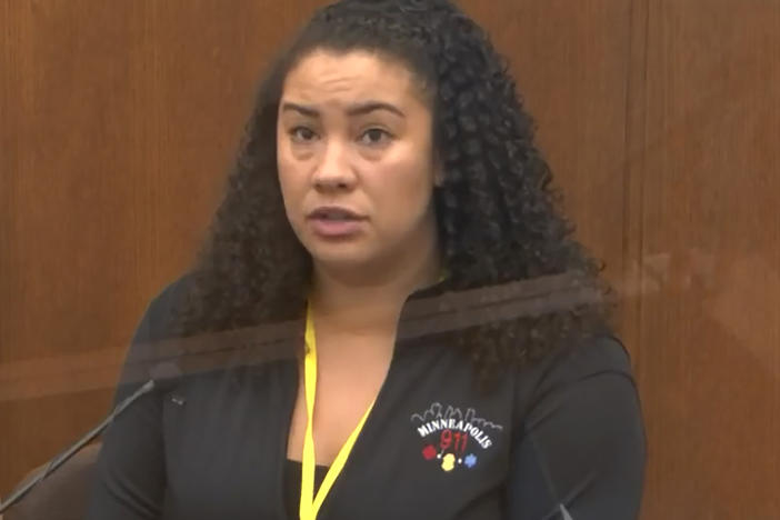 Jena Scurry, a Minneapolis 911 dispatcher, was the first witness to testify Monday in the murder trial of former police officer Derek Chauvin in the death of George Floyd.