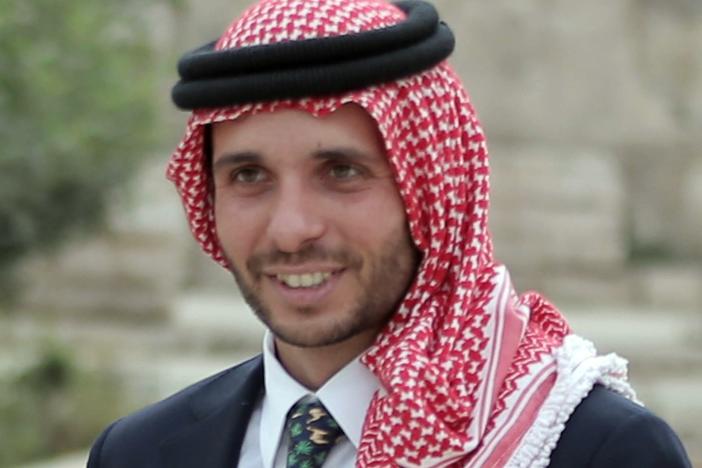Jordan's Prince Hamzah Bin Al-Hussein, the half-brother of King Abdullah II, said Saturday that he's been placed under house arrest, a claim disputed by authorities.