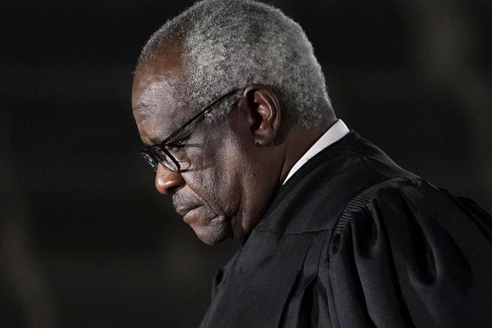 Supreme Court Justice Clarence Thomas issued a concurrence in a case over former President Donald Trump's Twitter account in which Thomas suggested that social media companies should be regulated like a common carrier, like a telephone company.