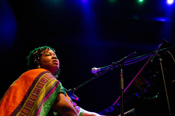 Angel Bat Dawid is a vocalist and multi-instrumentalist rooted in Chicago's jazz scene.