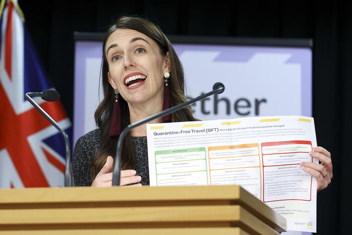 Prime Minister Jacinda Ardern announced that quarantine-free travel between New Zealand and Australia will start on April 19.