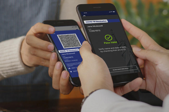 New York State's Excelsior Pass is an app that people can use to show proof of vaccination or a negative COVID-19 test.