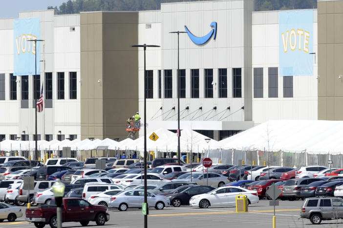 Vote tally is underway in a historic union election at Amazon's warehouse in Alabama.