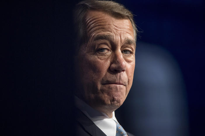 John Boehner, pictured in 2016, was speaker of the House during the Obama presidency. He says he sometimes went along with things he personally opposed because it was what members of his party wanted.