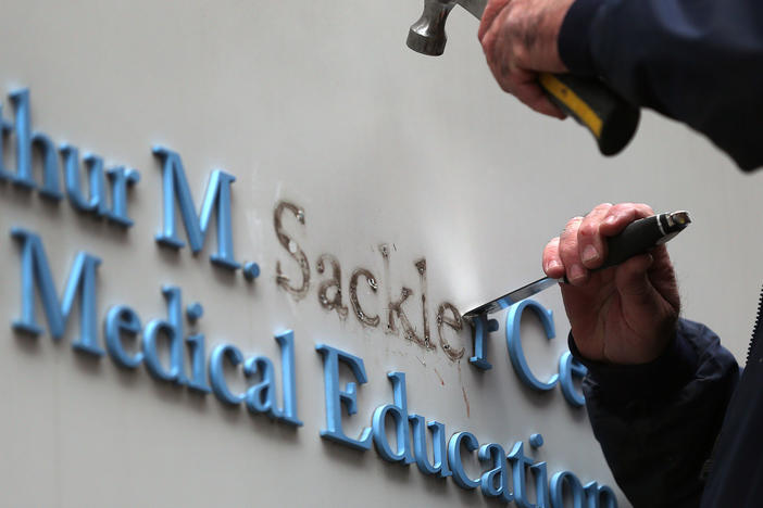 Tufts University became the first major university to strip the Sackler name from its buildings in 2019.