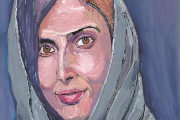 A portrait of Roya Mahboob, by former President George W. Bush