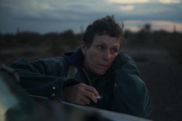 Frances McDormand in <em>Nomadland.</em>