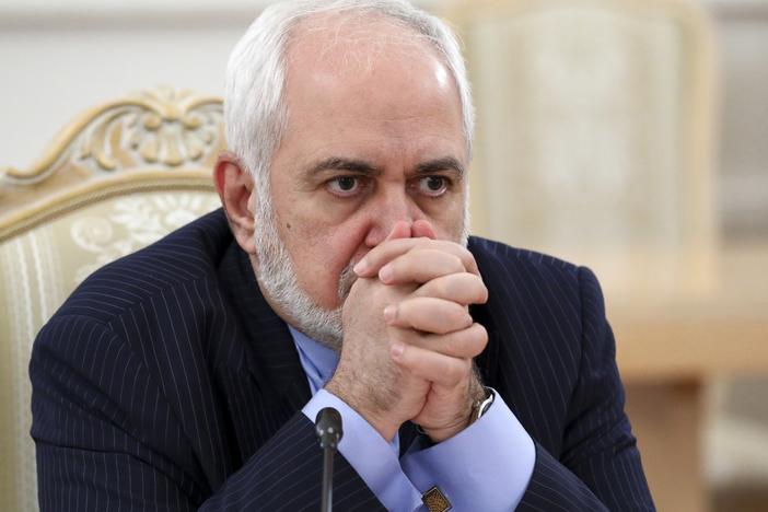 In this Jan. 26, 2021, file photo, Iranian Foreign Minister Mohammad Javad Zarif appears during talks in Moscow. A recording of Zarif offering a blunt appraisal of diplomacy and the limits of power within the Islamic Republic has leaked out publicly.
