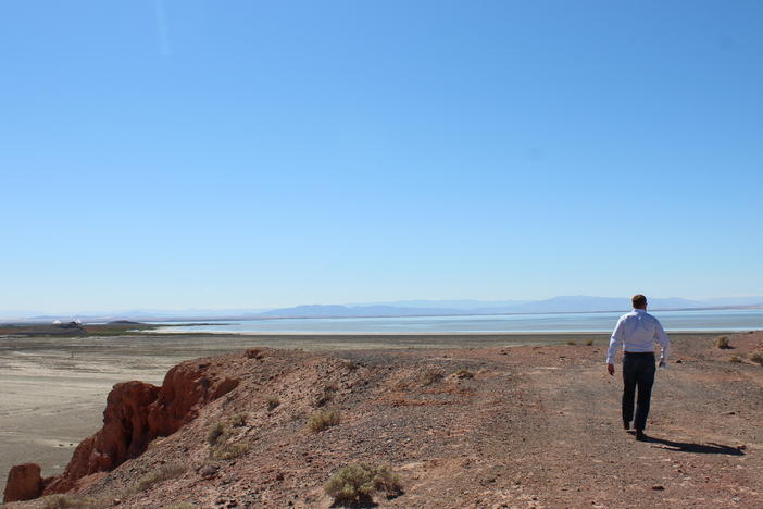 Rod Colwell, CEO of Controlled Thermal Resources, is among many hoping to transform the area around California's Salton Sea into a domestic source of lithium for electric car batteries.