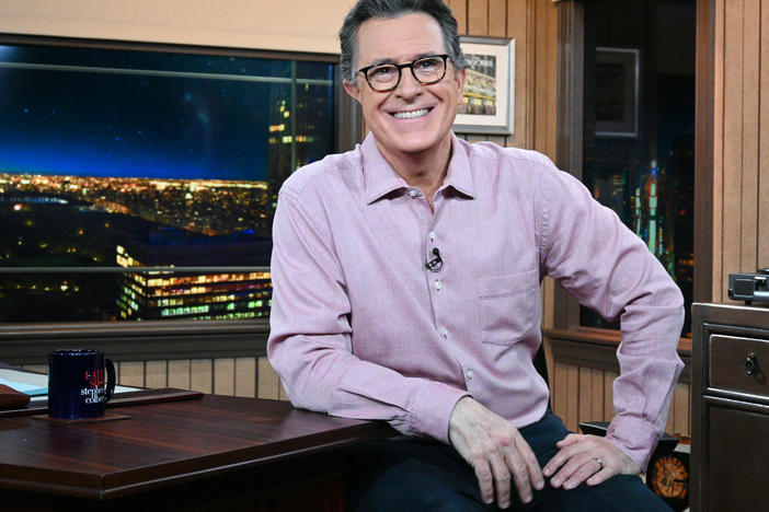 Stephen Colbert says working without a live audience has been challenging during the pandemic: "There's some vital performance adrenaline spark that's missing."