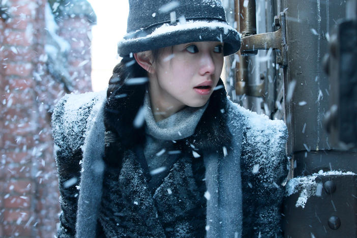 Liu Haocun as Zhang Lan in <em>Cliff Walkers, </em>a spy thriller from Chinese director Zhang Yimou.