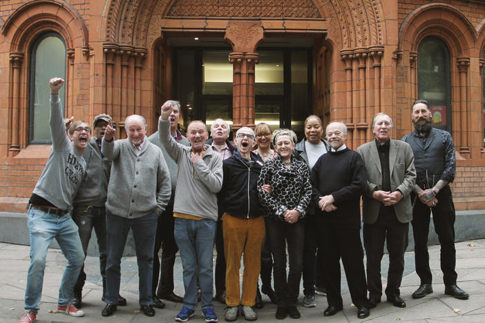 The Shout at Cancer choir, pictured above in 2018, is featured in Bill Brummel's new documentary,<em> Can You Hear My Voice?</em>