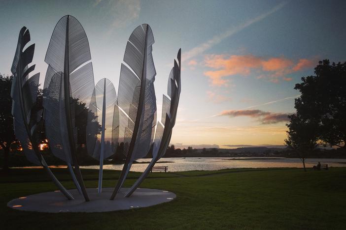 The Kindred Spirits sculpture in Midleton, County Cork, Ireland, pays tribute to a gift from the Choctaw nation to help during the 19th century potato famine. Ireland paid it back with donations to the Navajo and Hopi nations to help them during the pandemic.