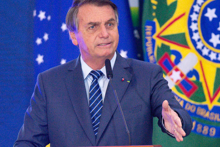 President of Brazil Jair Bolsonaro announced Monday that the country is directing more than $1 billion toward the production and distribution of COVID-19 vaccines.