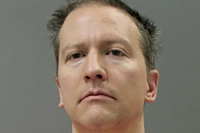 Former Minneapolis police officer Derek Chauvin, seen here in an April 21 booking photo, may face a longer sentence after Judge Peter Cahill found aggravating factors in the case.