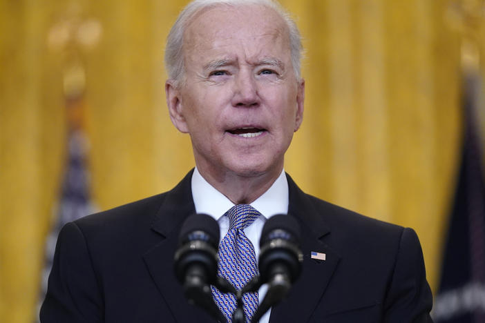 President Joe Biden's finances took hit over 2020 according to income tax filings released by the White House on Monday.