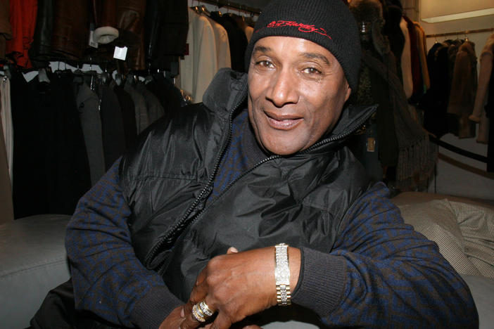 Paul Mooney attends a photo shoot at the Apollo Theater Jan. 5, 2008 in New York City.