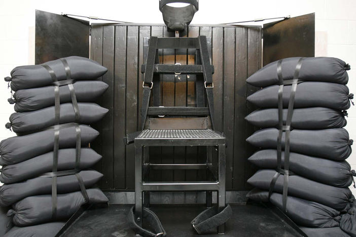 The firing squad execution chamber at the Utah State Prison in Draper, Utah, in 2010. South Carolina recently passed a law to use a firing squad or the electric chair for executions, citing a lack of lethal injection drugs. South Carolina is just the fourth state to use firing squad, joining Utah, Mississippi and Oklahoma.