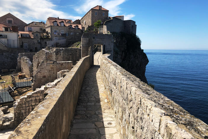 Dubrovnik's city wall is the biggest tourist draw to the city, especially for <em>Game of Thrones</em> fans, as many scenes were filmed atop the wall. But since the pandemic began, the wall has been largely empty.
