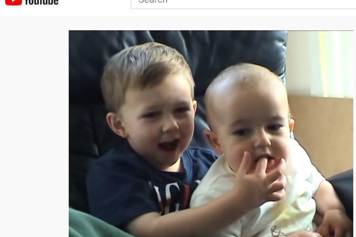 Charlie, then 1 year old, bites Harry, 3, in the 2007 YouTube video. The rest is history.