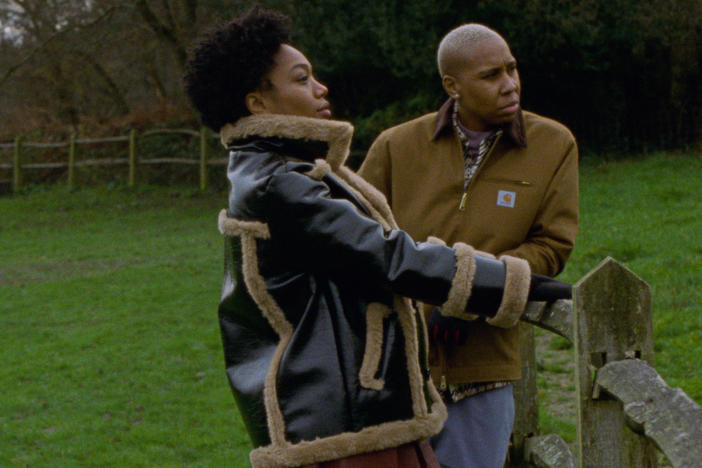 Naomi Ackie as Alicia and Lena Waithe as Denise in season 3 of <em>Master of None</em>.