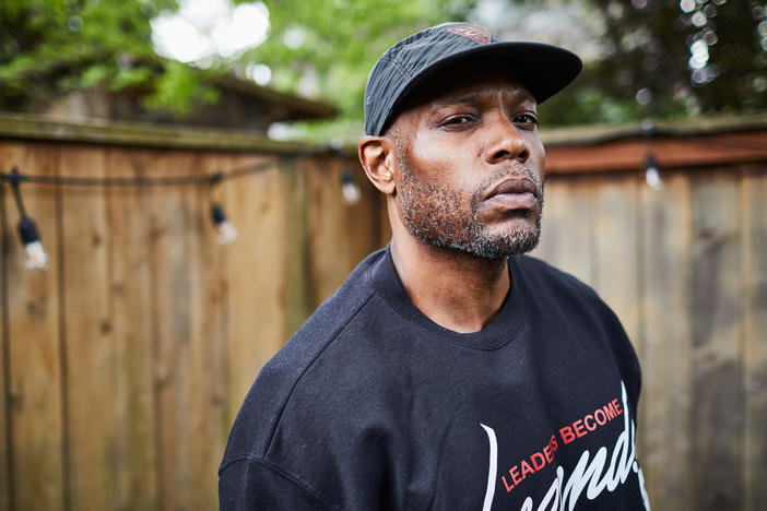 Bretto Jackson runs a program called Leaders Become Legends in Portland, Ore. He and a partner mentor people involved in gun violence and help them get jobs in green energy.